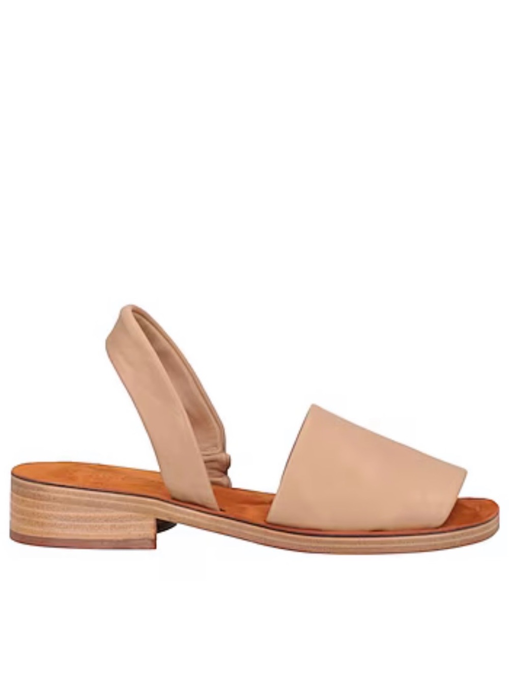 Clergerie Volar Chèvre Gold Leather Slingback Sandal
Suede footbed